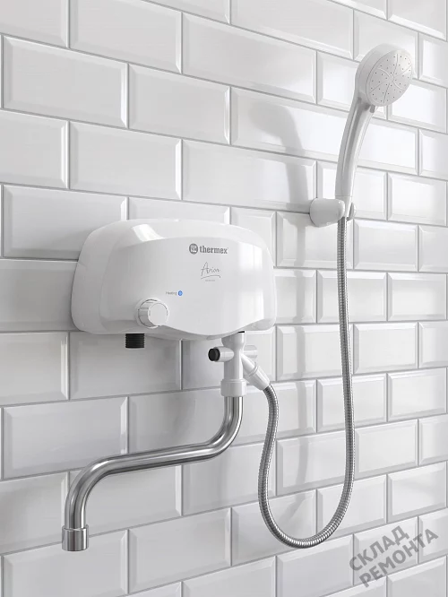 Фото Водонагреватель проточный Thermex Arion 3500 combi л. – купить в Новокузнецке: цена, описание, фото. Интернет-магазин 1