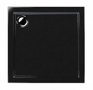 Поддон душевой Метакам Apart Black акрил квадратный 80*80