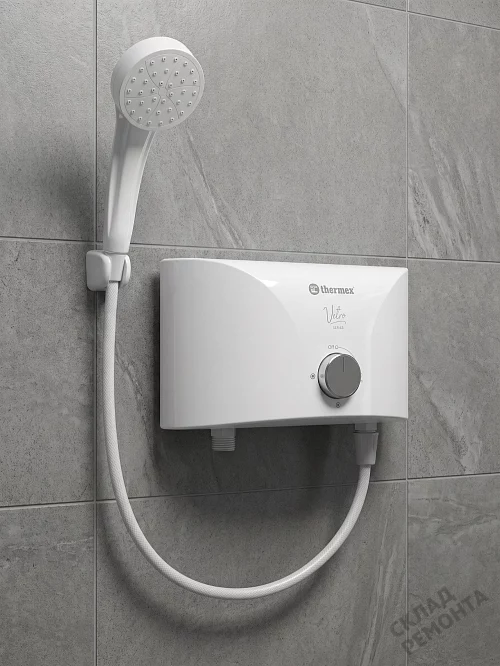 Фото Водонагреватель проточный Thermex Vetro 5500 shower л. – купить в Новокузнецке: цена, описание, фото. Интернет-магазин 1