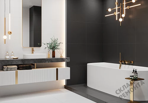 Фото Керамогранит матовый Alma Ceramica Твин GFU04WIN20R черный 600*600*9 – купить в Новокузнецке: цена, описание, фото. Интернет-магазин 2