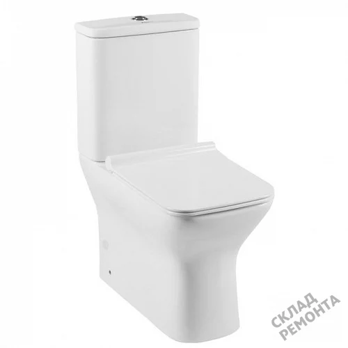 Фото Унитаз напольный Aquanet Cube-C 210759 безободковый купить в Новокузнецке: цена, описание, фото. Интернет-магазин 5