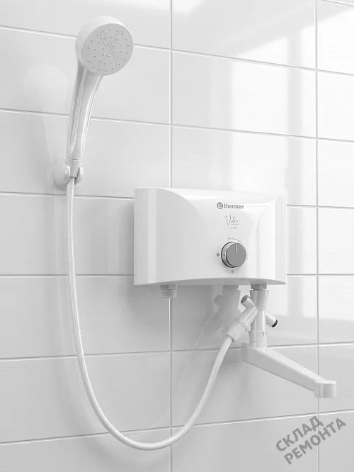Фото Водонагреватель проточный Thermex Vetro 5500 combi л. – купить в Новокузнецке: цена, описание, фото. Интернет-магазин 1