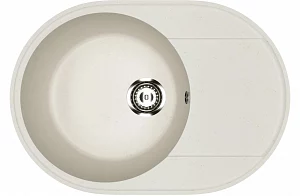 Мойка для кухни Практик PR-M 610-001 белый камень 61*47