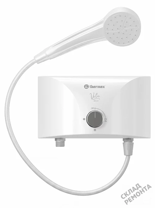 Фото Водонагреватель проточный Thermex Vetro 5500 shower – купить в Новокузнецке: цена, описание, фото. Интернет-магазин 2