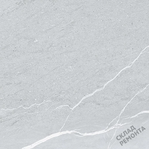 Фото Керамогранит матовый Steppe Ceramics Parma Grey светло-серый 600*600*9,5 – купить в Новокузнецке: цена, описание, фото. Интернет-магазин 1