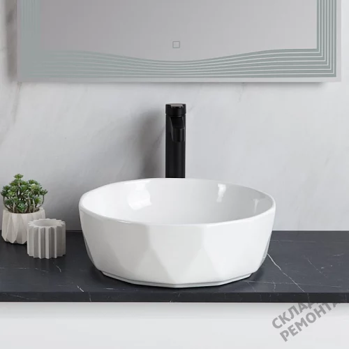 Фото Раковина накладная BelBagno BB1409 41 см купить в Новокузнецке: цена, описание, фото. Интернет-магазин 6