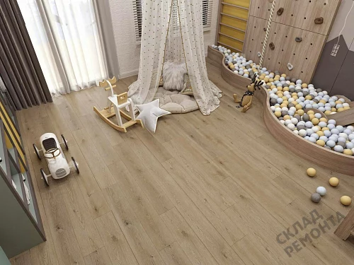Фото Плитка ПВХ виниловая Alpine Floor Ultra LVT Eco 5-27 Дуб Миндальный 1219,2*184,15 – купить в Новокузнецке: цена, описание, фото. Интернет-магазин 5