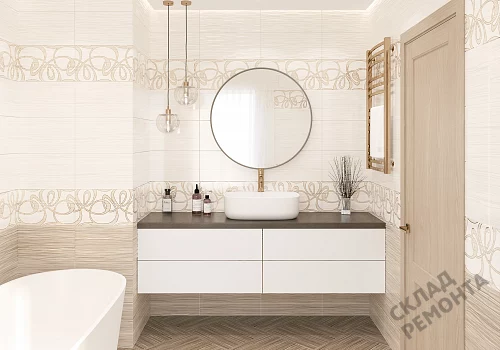 Фото Плитка настенная Alma Ceramica Плессо TWU09PLS004 коричневый 249*500 – купить в Новокузнецке: цена, описание, фото. Интернет-магазин 3