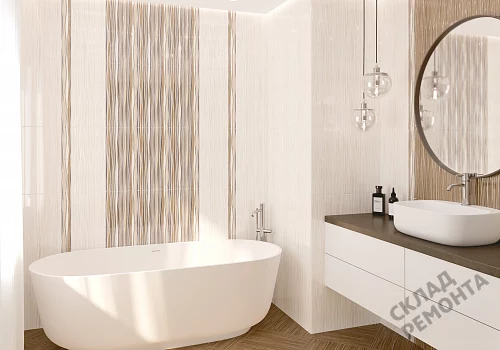 Фото Плитка настенная Alma Ceramica Плессо TWU09PLS004 коричневый 249*500 – купить в Новокузнецке: цена, описание, фото. Интернет-магазин 6