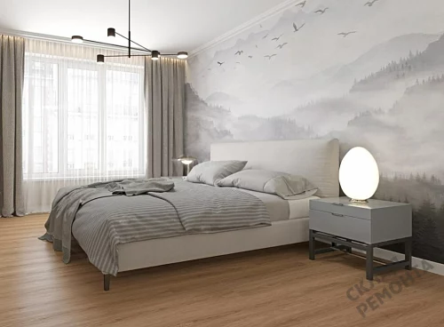 Фото Плитка ПВХ виниловая Alpine Floor Ultra LVT Eco 5-21 Дуб Рыжий 1219,2*184,15 – купить в Новокузнецке: цена, описание, фото. Интернет-магазин 5