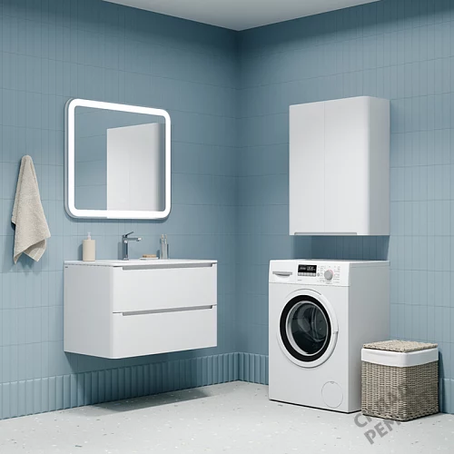 Фото Шкаф подвесной Iddis Эдифис EDI60W0i97, белый купить в Новокузнецке: цена, описание, фото. Интернет-магазин 4