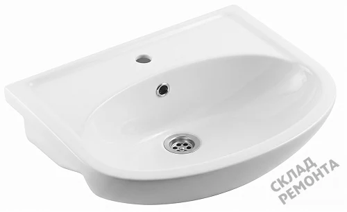 Фото Раковина на тумбу Vimark Уют-60, 61,5 см купить в Новокузнецке: цена, описание, фото. Интернет-магазин 2