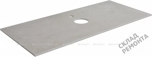 Фото Столешница Aquanet Nova Lite 100 TF01 (257605), серый купить в Новокузнецке: цена, описание, фото. Интернет-магазин 1