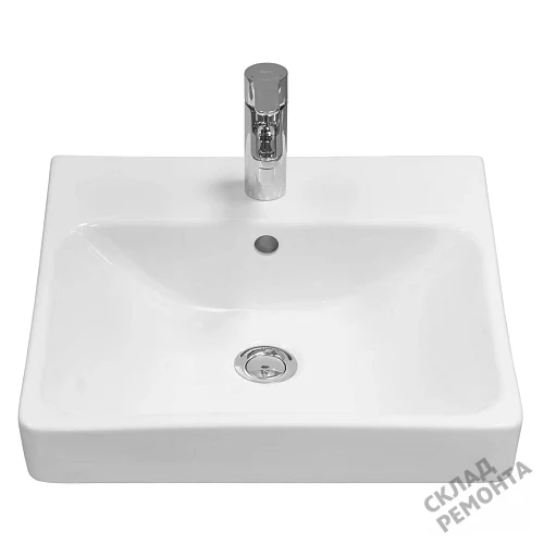 Фото Раковина на тумбу Акватон Адриана 45 1WH501630, 45 см купить в Новокузнецке: цена, описание, фото. Интернет-магазин 2
