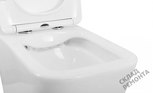 Фото Унитаз подвесной BelBagno Due 2.0 BB7107CHR/SC безободковый купить в Новокузнецке: цена, описание, фото. Интернет-магазин 5