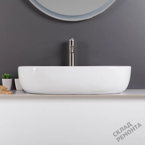 Фото Раковина накладная BelBagno BB1084 60 см купить в Новокузнецке: цена, описание, фото. Интернет-магазин 3