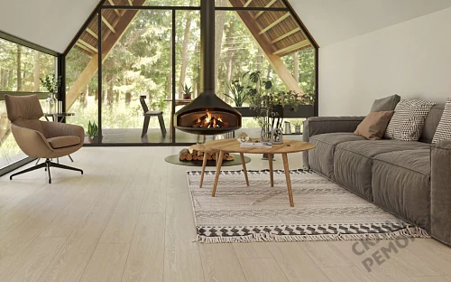 Фото Плитка ПВХ виниловая Alpine Floor Ultra LVT Eco 5-14 Дуб Снежный 1219,2*184,15 – купить в Новокузнецке: цена, описание, фото. Интернет-магазин 5