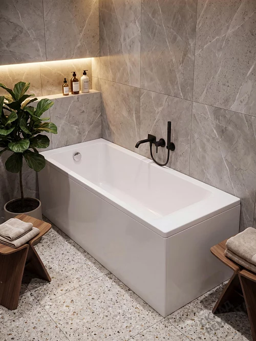 Фото Ванна акриловая Roca Easy ZRU9302904 без гидромассажа 150*70  купить в Новокузнецке: цена, описание, фото. Интернет-магазин 1