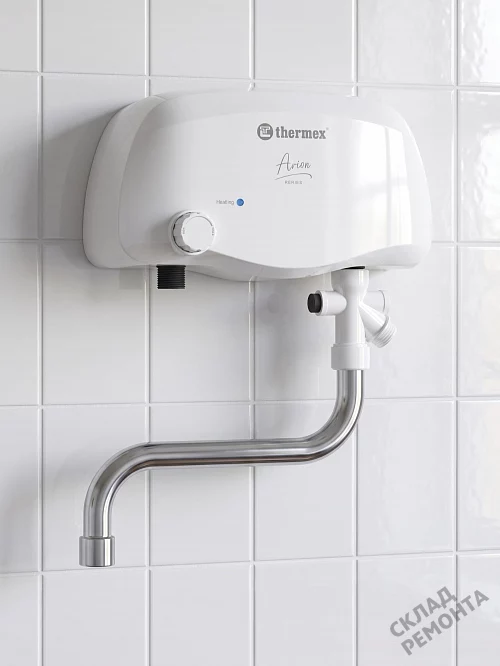 Фото Водонагреватель проточный Thermex Arion 3500 tap л. – купить в Новокузнецке: цена, описание, фото. Интернет-магазин 1