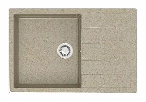 Мойка для кухни Bergg lab Джоли Z161 глянцевая песочная 75*50,5