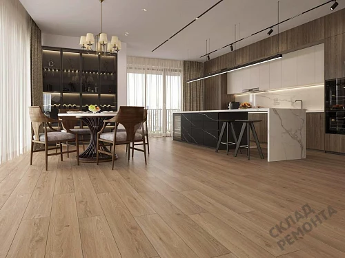 Фото Плитка ПВХ виниловая Alpine Floor Ultra LVT Eco 5-28 Дуб Модера 1219,2*184,15 – купить в Новокузнецке: цена, описание, фото. Интернет-магазин 4