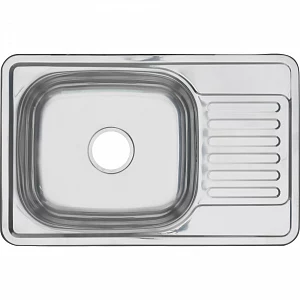 Мойка для кухни Melana MLN6642-L полиров. хром 66*42