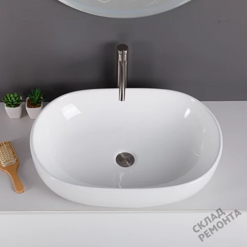 Фото Раковина накладная BelBagno BB1084 60 см купить в Новокузнецке: цена, описание, фото. Интернет-магазин 5