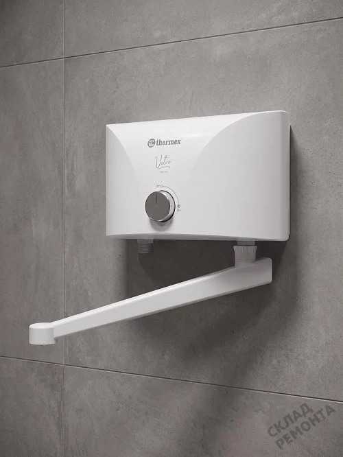 Фото Водонагреватель проточный Thermex Vetro 5500 tap л. – купить в Новокузнецке: цена, описание, фото. Интернет-магазин 1