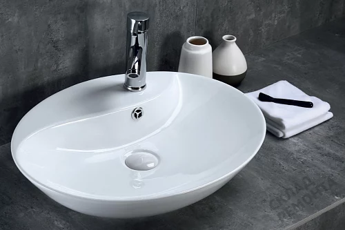 Фото Раковина накладная BelBagno BB1370 55.5 см купить в Новокузнецке: цена, описание, фото. Интернет-магазин 4
