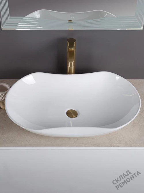 Фото Раковина накладная BelBagno BB1334, 66,5 см купить в Новокузнецке: цена, описание, фото. Интернет-магазин 1