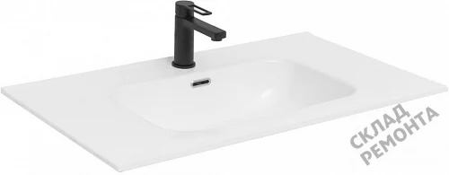 Фото Раковина на тумбу Aquanet Flat 100 (254365), 101 см купить в Новокузнецке: цена, описание, фото. Интернет-магазин 1