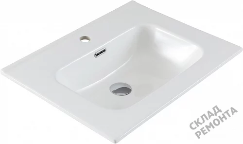 Фото Раковина на тумбу Aquanet Flat 60 (254363), 61 см купить в Новокузнецке: цена, описание, фото. Интернет-магазин 3