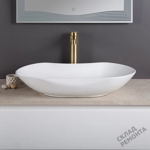 Фото Раковина накладная BelBagno BB1334, 66,5 см купить в Новокузнецке: цена, описание, фото. Интернет-магазин 3
