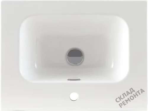 Фото Раковина на тумбу Aquanet Flat 60 (254363), 61 см купить в Новокузнецке: цена, описание, фото. Интернет-магазин 2