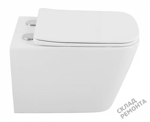 Фото Унитаз подвесной BelBagno Due 2.0 BB7107CHR/SC безободковый купить в Новокузнецке: цена, описание, фото. Интернет-магазин 3