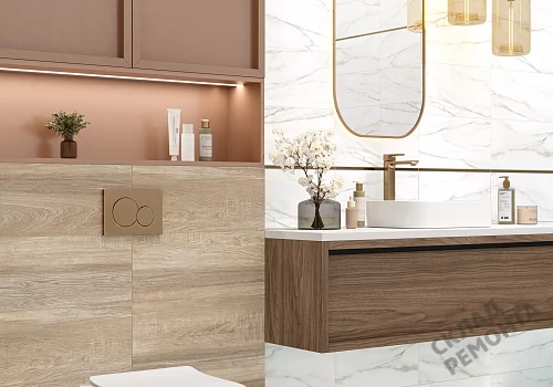Фото Плитка настенная Alma Ceramica Эйфория TWU2550EPH04 бело-серый 249*500 – купить в Новокузнецке: цена, описание, фото. Интернет-магазин 4