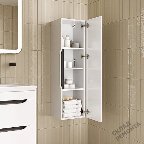 Фото Пенал подвесной Iddis Ray RAY30W0i97, белый купить в Новокузнецке: цена, описание, фото. Интернет-магазин 2
