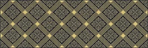 Декор Laparet Royal черный 200*600