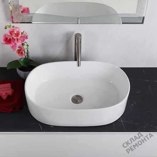 Фото Раковина накладная BelBagno BB1048 55 см купить в Новокузнецке: цена, описание, фото. Интернет-магазин 3