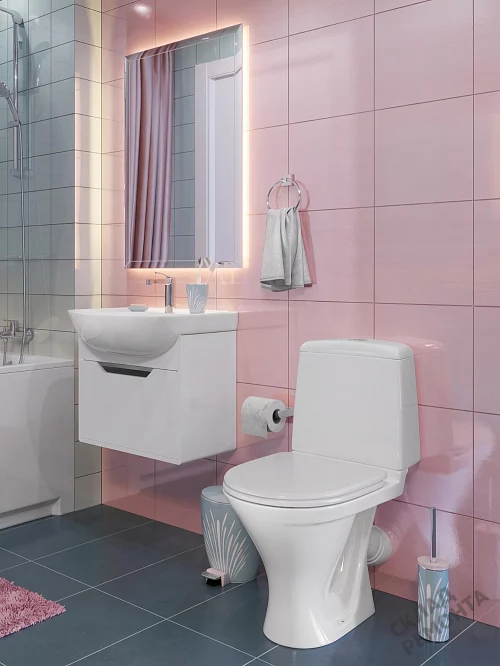 Фото Унитаз компакт напольный Sanita Аттика стандарт купить в Новокузнецке: цена, описание, фото. Интернет-магазин 1