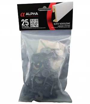Крепежная клипса, Salag Alpha (25 шт.)