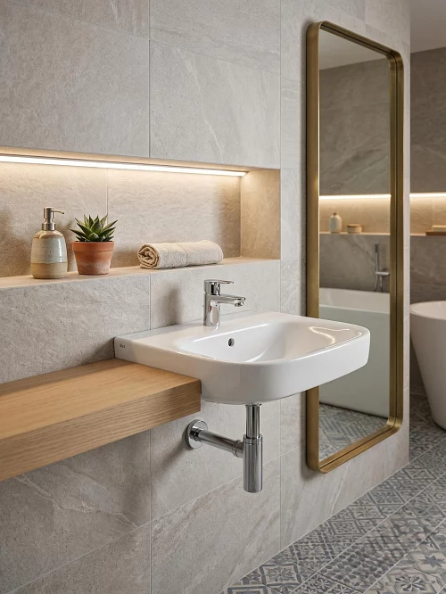 Фото Раковина универсальная Roca Debba 32799400Y, 60 см купить в Новокузнецке: цена, описание, фото. Интернет-магазин 1